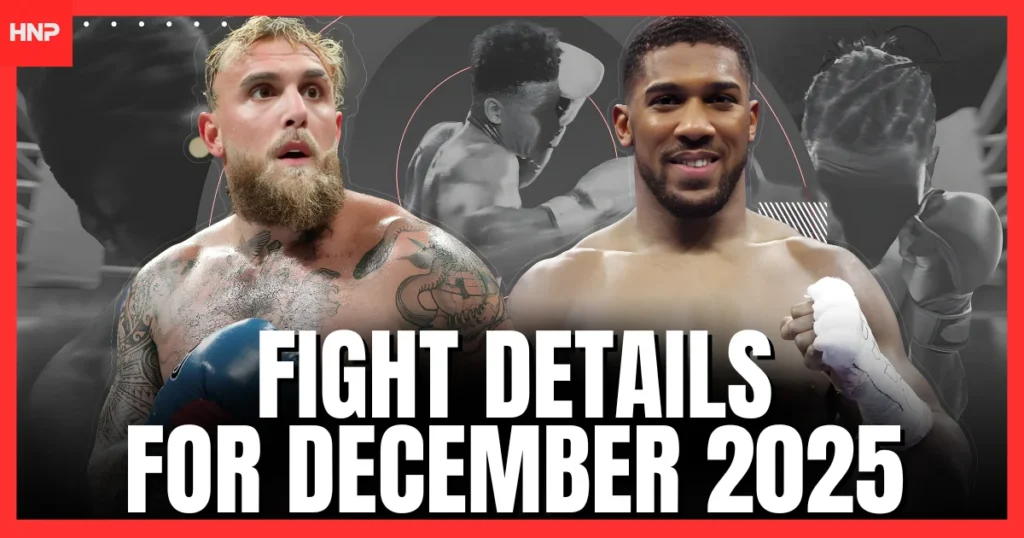 Fight Details for December 2025