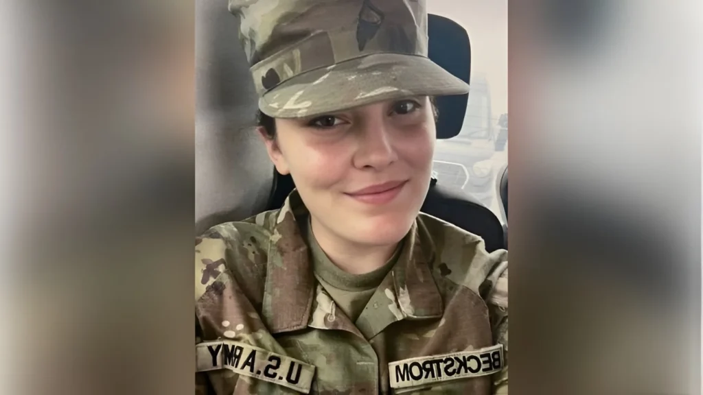 Sarah Beckstrom National Guard member dies after shooting in Washington DC