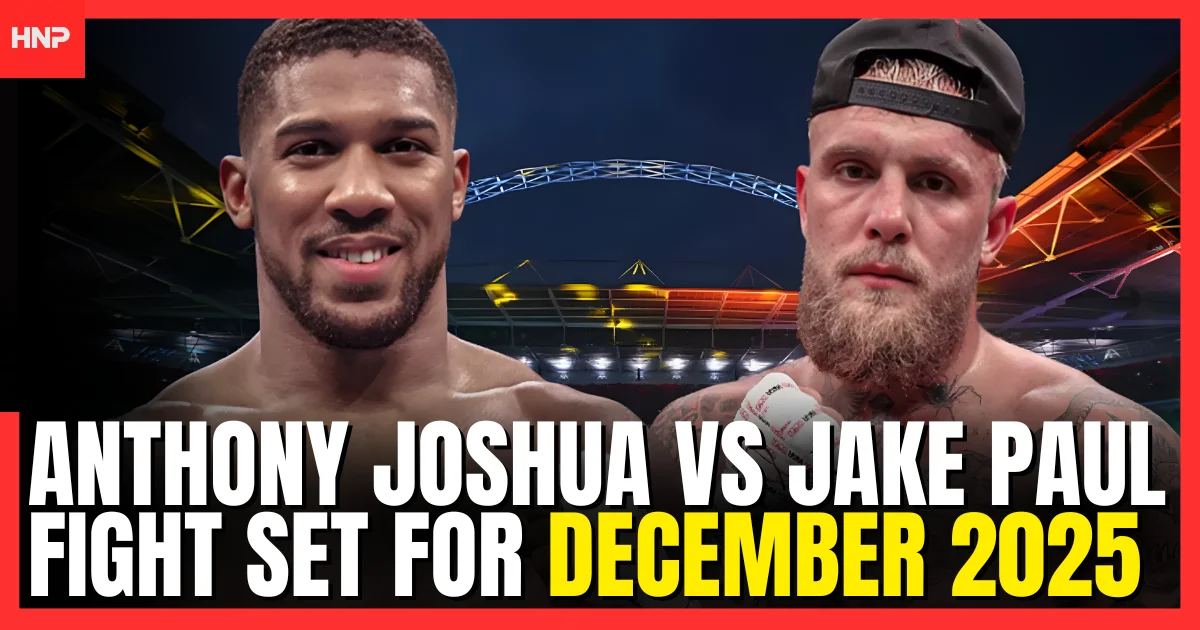 Anthony Joshua vs Jake Paul Fight Set for December 2025