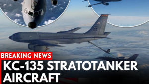 US Air Force KC-135 Stratotanker refueling plane similar to aircraft that crashed in Iraq killing six crew members