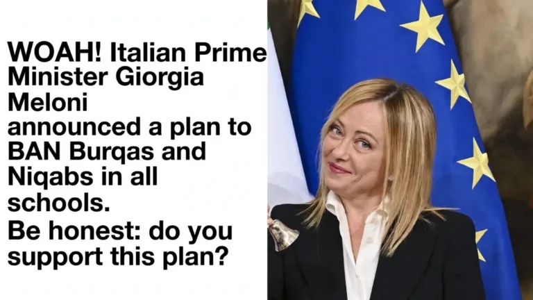 Italy Burqa Ban in Schools: What Meloni’s Plan Really Says